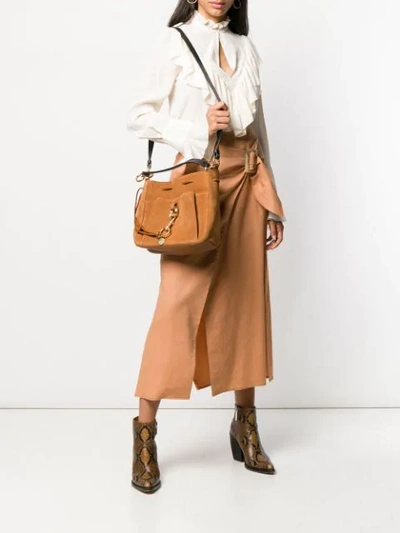 Shop See By Chloé Tony Bucket Bag In Brown