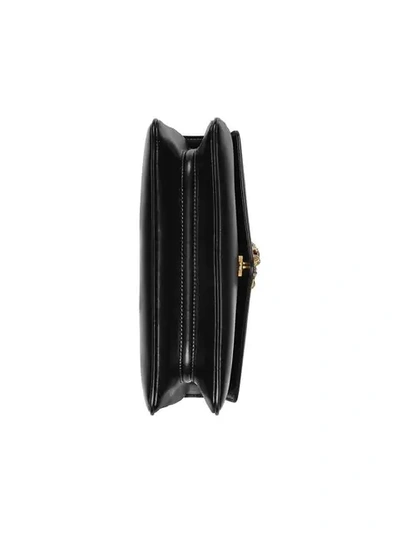 Shop Gucci Black Medium Rajah Shoulder Bag