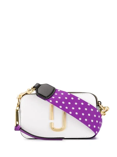 Shop Marc Jacobs The Small Snapshot Camera Bag In White