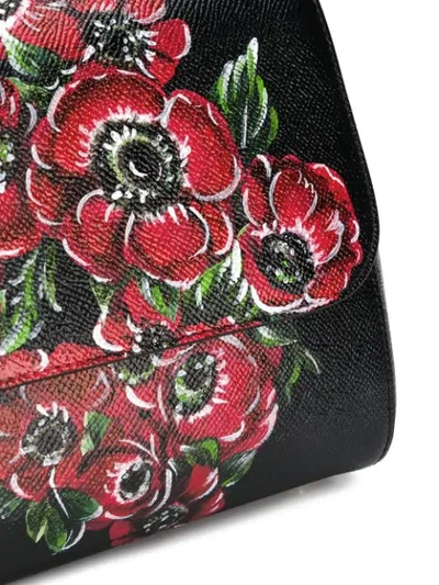 Shop Dolce & Gabbana Sicily Medium Shoulder Bag In Black