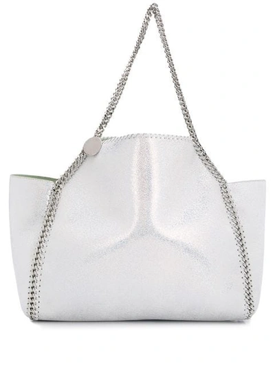 Shop Stella Mccartney Falabella Tote Bag - White