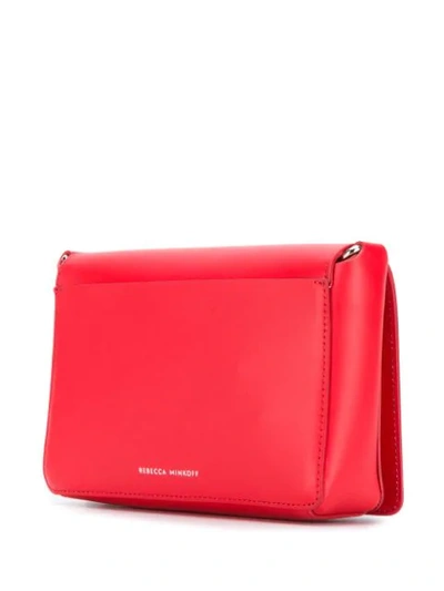 Shop Rebecca Minkoff Map Flap Handbag In Red