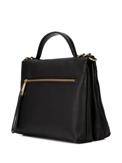 Shop Marc Jacobs The Two Fold Shoulder Bag In 001 Black