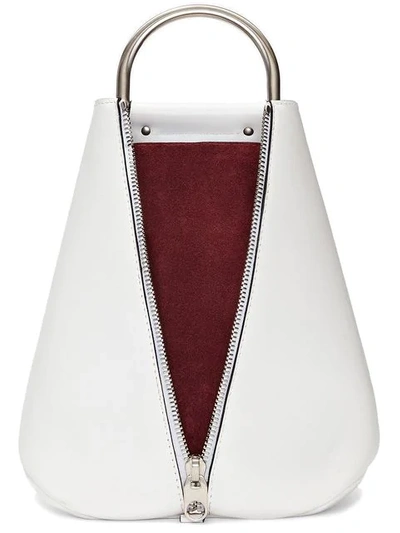 Shop Proenza Schouler Vertical Zip Backpack In White