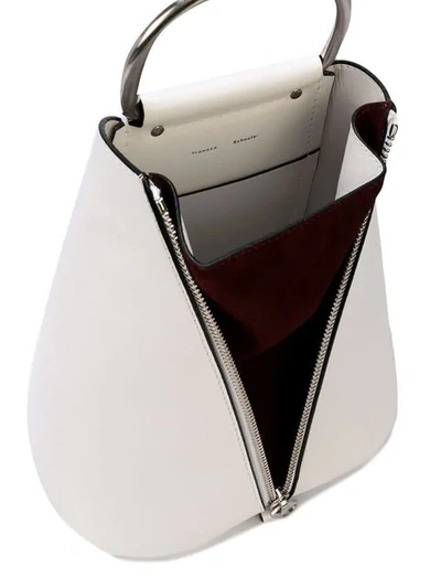 Shop Proenza Schouler Vertical Zip Backpack In White