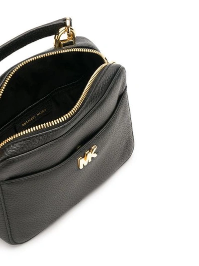 Shop Michael Michael Kors Mott Mini Crossbody Bag In Black