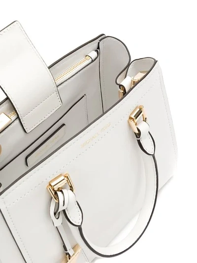 Shop Michael Kors Klassische Handtasche In White