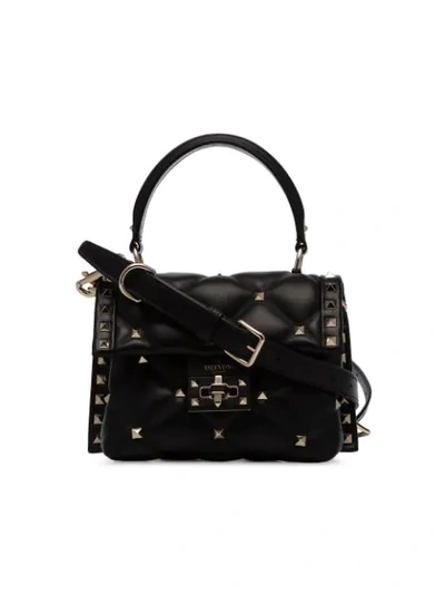 Shop Valentino Garavani Mini Candystud Crossbody Bag In Black