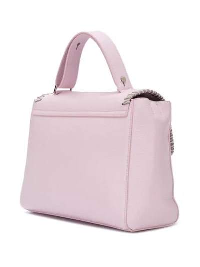 Shop Orciani Chain Detail Tote In Pink