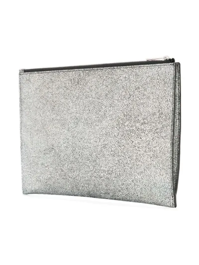 Shop Furla Magia Clutch - Silver