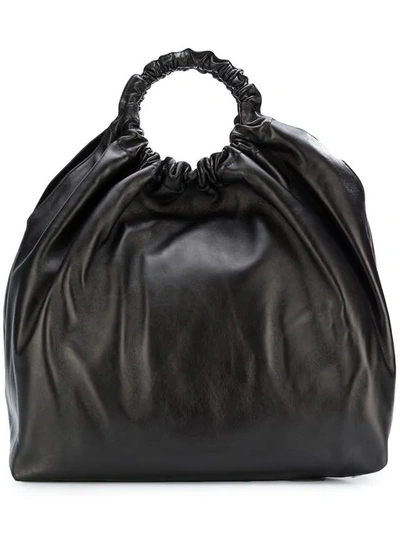 Shop The Row Double Circle Xl Bag In Black