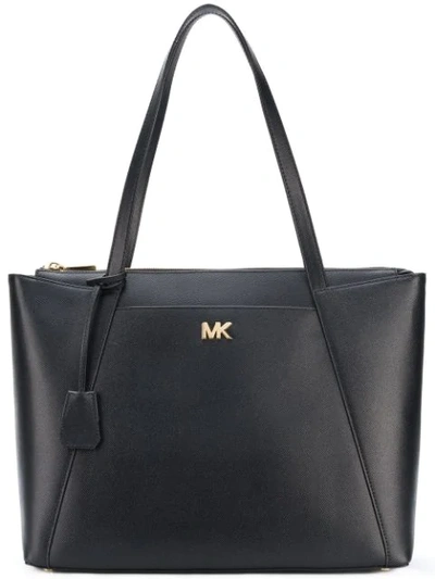 Shop Michael Michael Kors Maddie Large Tote In Black