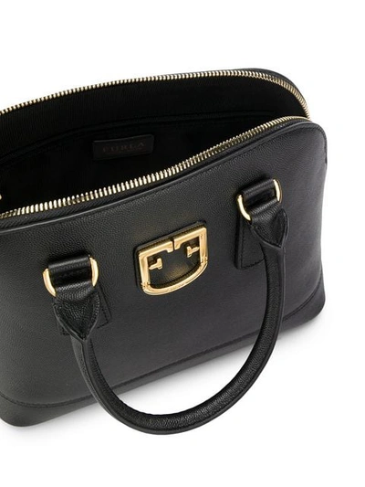 Shop Furla Fantastica Tote In Black