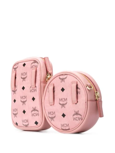 Shop Mcm Essential Original Belt Bag In Pink