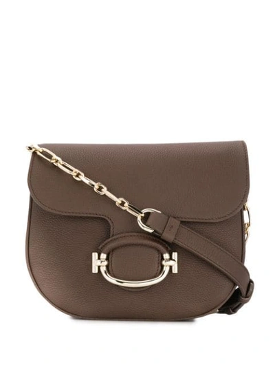 Shop Tod's Medium Crossbody Bag In Brown