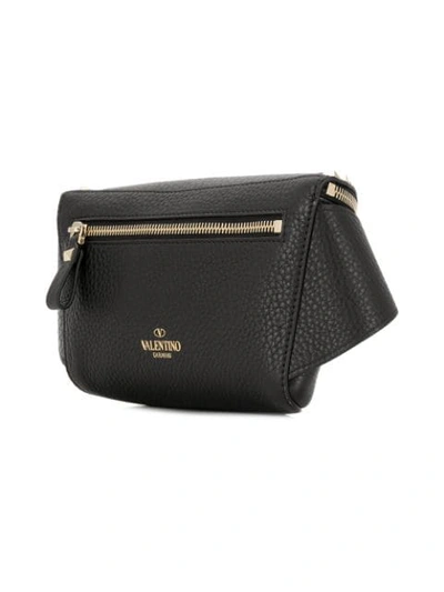 Shop Valentino Rockstud Belt Bag In Black