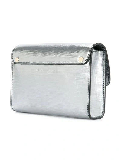 Shop Proenza Schouler Metallic Ps11 Wallet With Strap