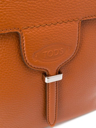 Shop Tod's New Joy Sacca Crossbody Bag In 9996 Mattone