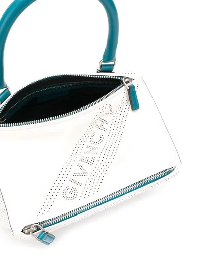 Shop Givenchy Small Pandora Bag In White