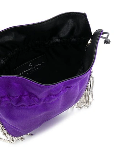 Shop Les Petits Joueurs Fringey Bag - Purple