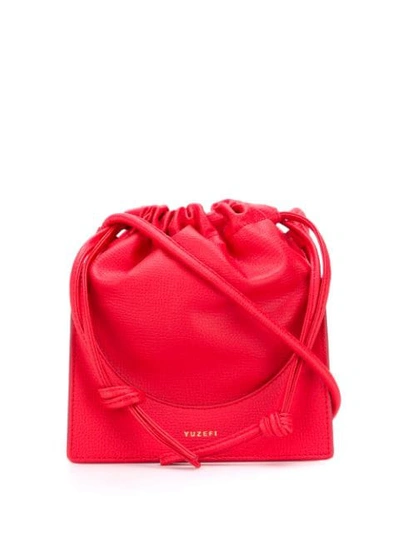 Shop Yuzefi Pouchy Bag In Red