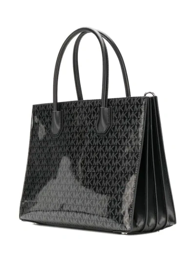 Shop Michael Michael Kors Mercer Tote Bag In Black