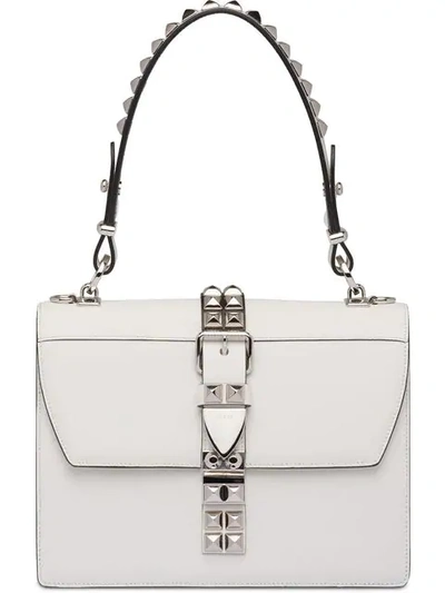 Shop Prada Elektra Shoudler Bag In White