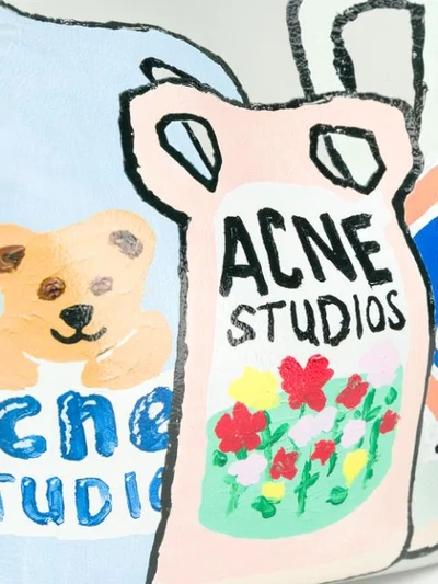 Shop Acne Studios Mini 'musubi' Handtasche - Blau In Blue