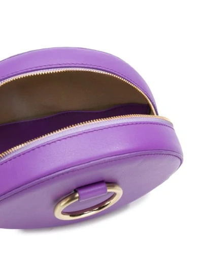 Shop Tara Zadeh Round Clutch - Purple