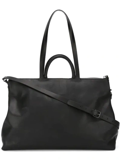 Shop Marsèll Double Straps Large Tote In Black