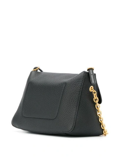 Shop Mulberry Mini Keeley Shoulder Bag In Black