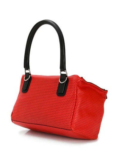 Shop Givenchy Small Pandora Tote In 629 Pop Red