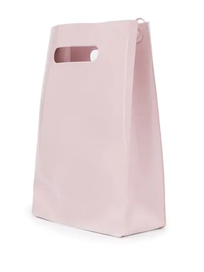 Shop Nana-nana A4 'paperbag' Shoulder Bag In Pink
