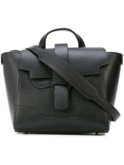 Shop Senreve Mini Maestra Shoulder Bag In Black