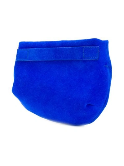Shop Marsèll Asymmetric Crossbody Bag In Blue