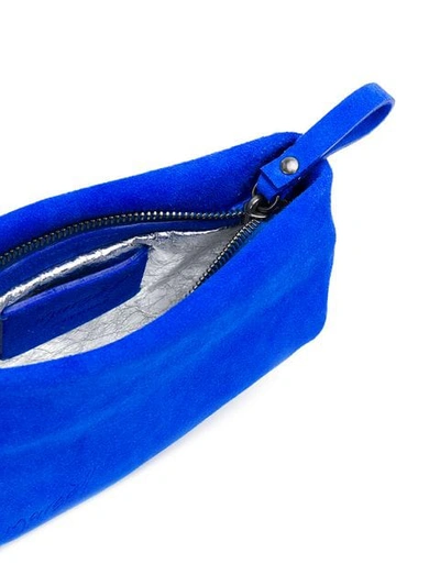 Shop Marsèll Asymmetric Crossbody Bag In Blue