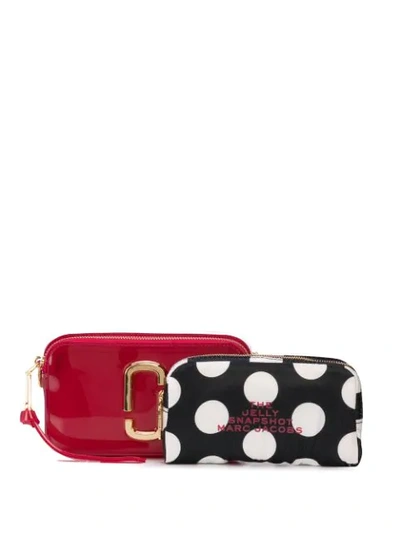 Shop Marc Jacobs The Jelly Snapshot Camera Bag In Red