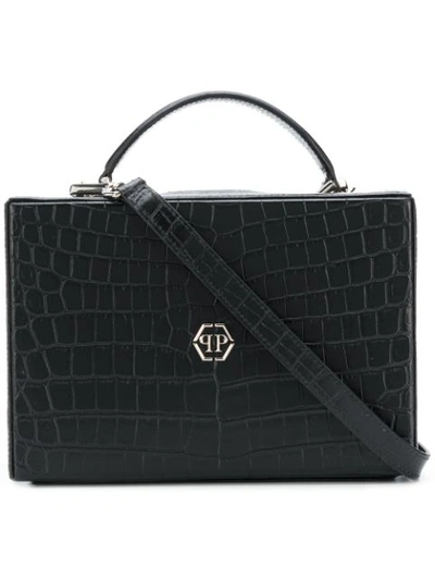 Shop Philipp Plein Statement Tote Bag - Black