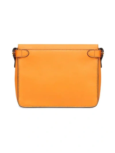 Shop Fendi Flip Mini Handbag In Orange