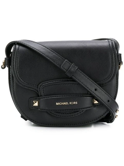 Shop Michael Michael Kors Cary Mini Crossbody Bag In Black