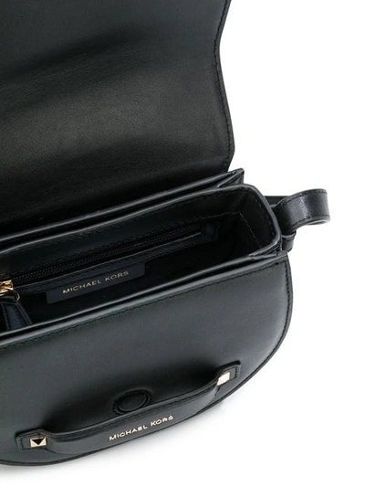 Shop Michael Michael Kors Cary Mini Crossbody Bag In Black