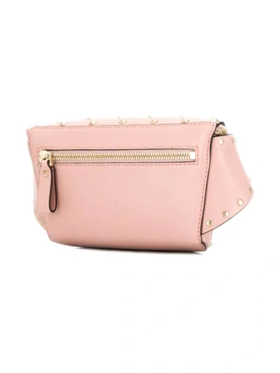 Shop Valentino Rockstud Spike Belt Bag In Pink