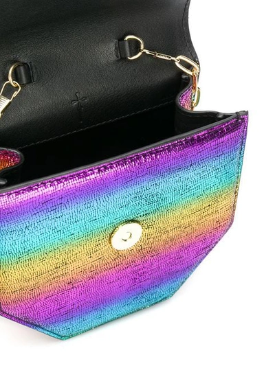 Shop M2malletier Holographic Amor Fati Bag In Purple