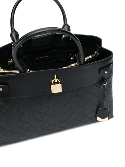 MICHAEL MICHAEL KORS GRAMERCY CHAIN-EMBOSSED BAG - 黑色