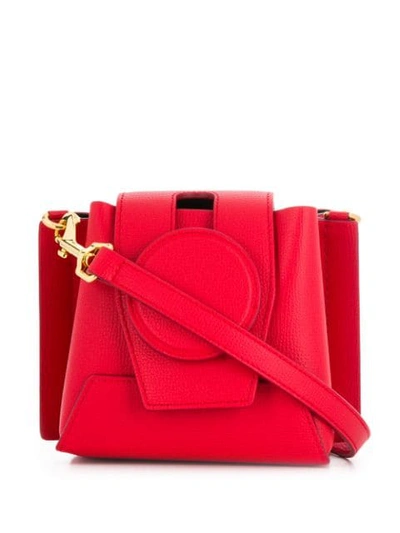 Shop Yuzefi Chain Handle Mini Tote Bag In Red