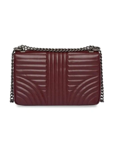 Shop Prada Diagramme Shoulder Bag In Red