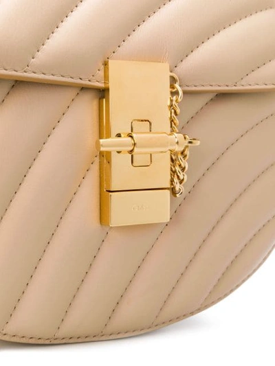 Shop Chloé Drew Shoulder Bag - Neutrals