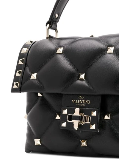 Shop Valentino Garavani Rockstud Tote Bag In Black