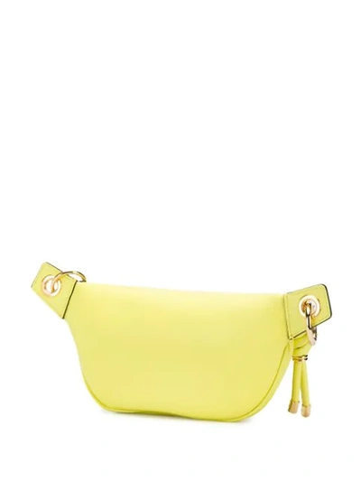 Shop Givenchy Zipped Belt Bag In Yellow