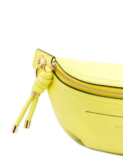 Shop Givenchy Zipped Belt Bag In Yellow